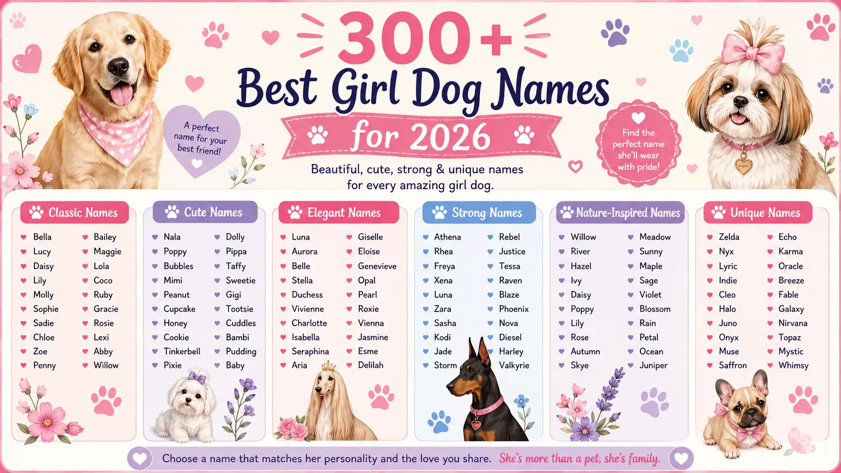 best girl dog names