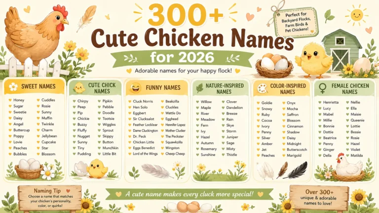 cute chicken names
