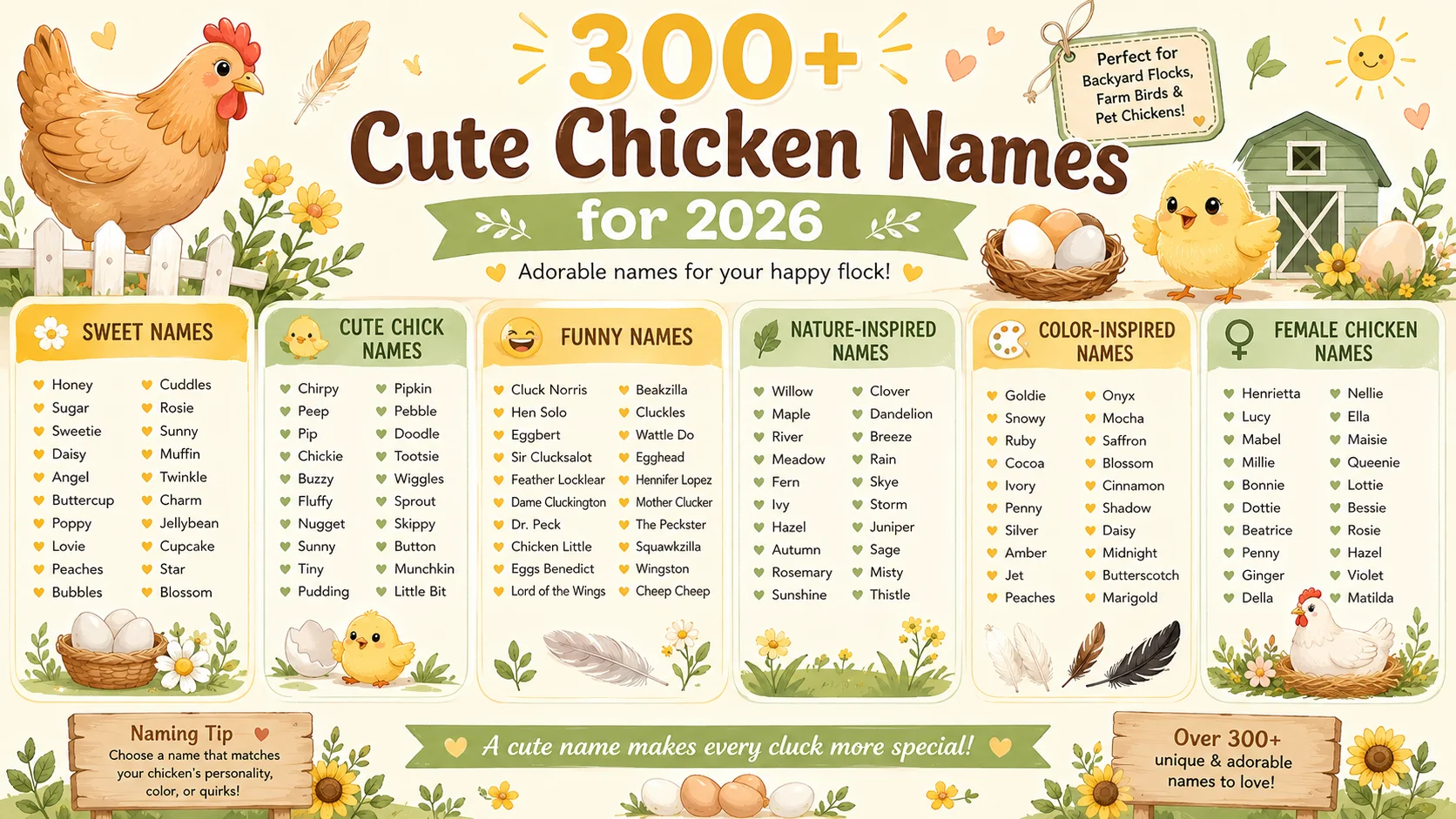 cute chicken names