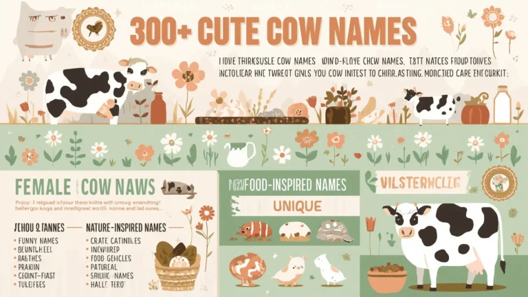 cute cow names