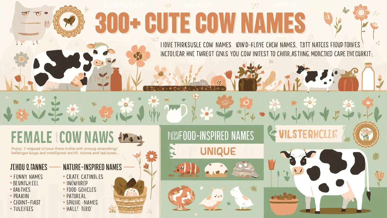 cute cow names