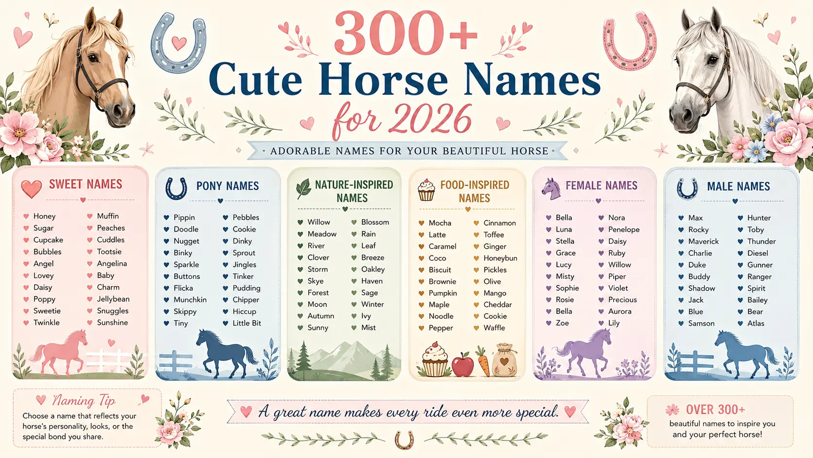 cute horse names