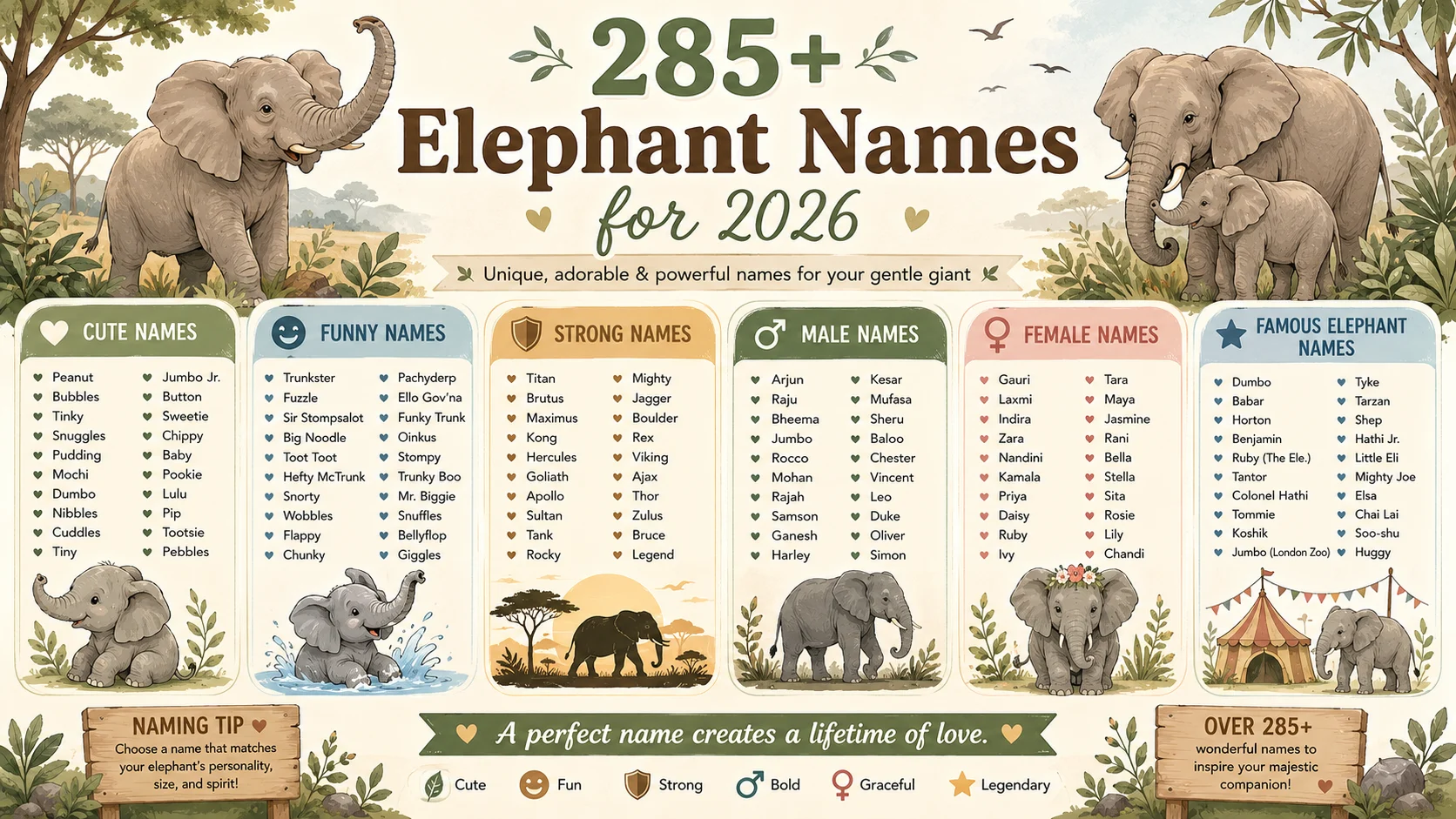 elephant names