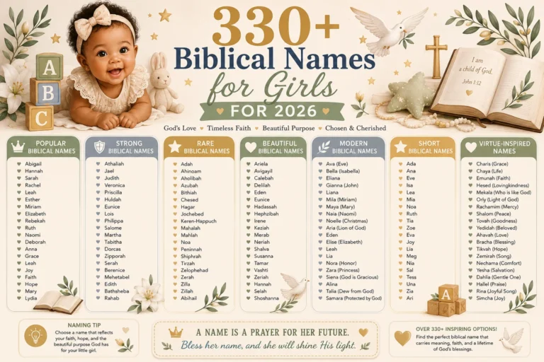 biblical names for girls
