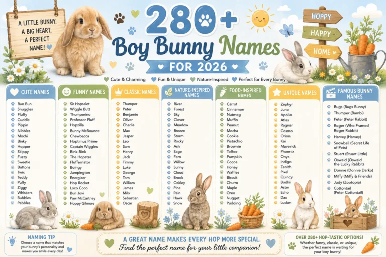 boy bunny names