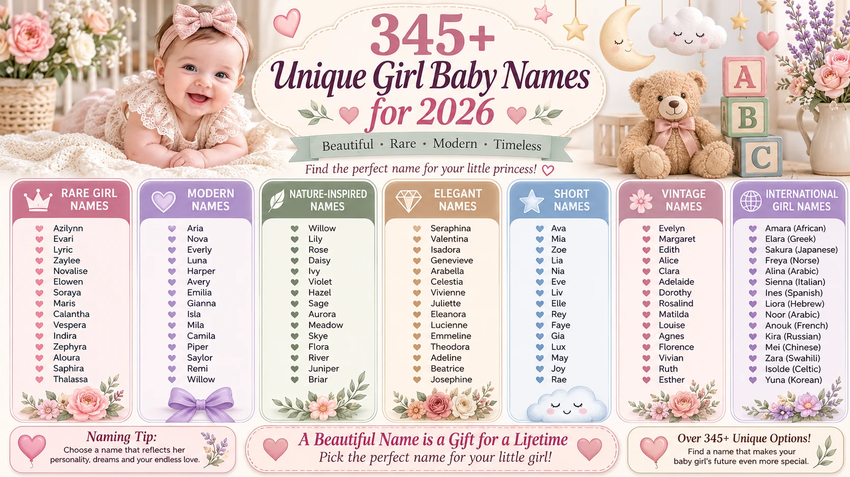 girl baby names unique