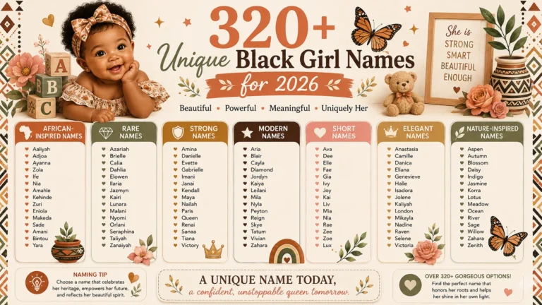 unique black girl names