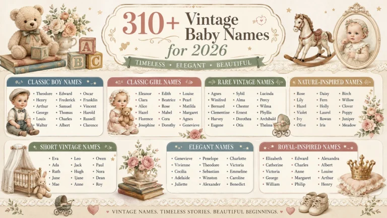 vintage baby names